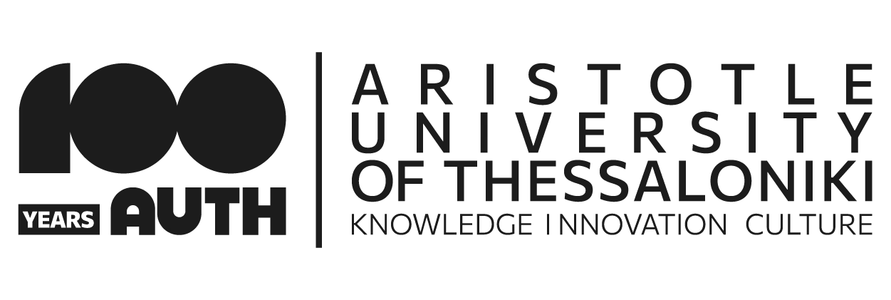 Aristotle University of Thessaloniki 100 years logo
